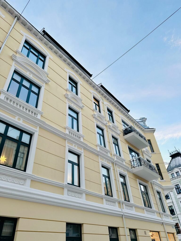 Fasadeoppussing Beige