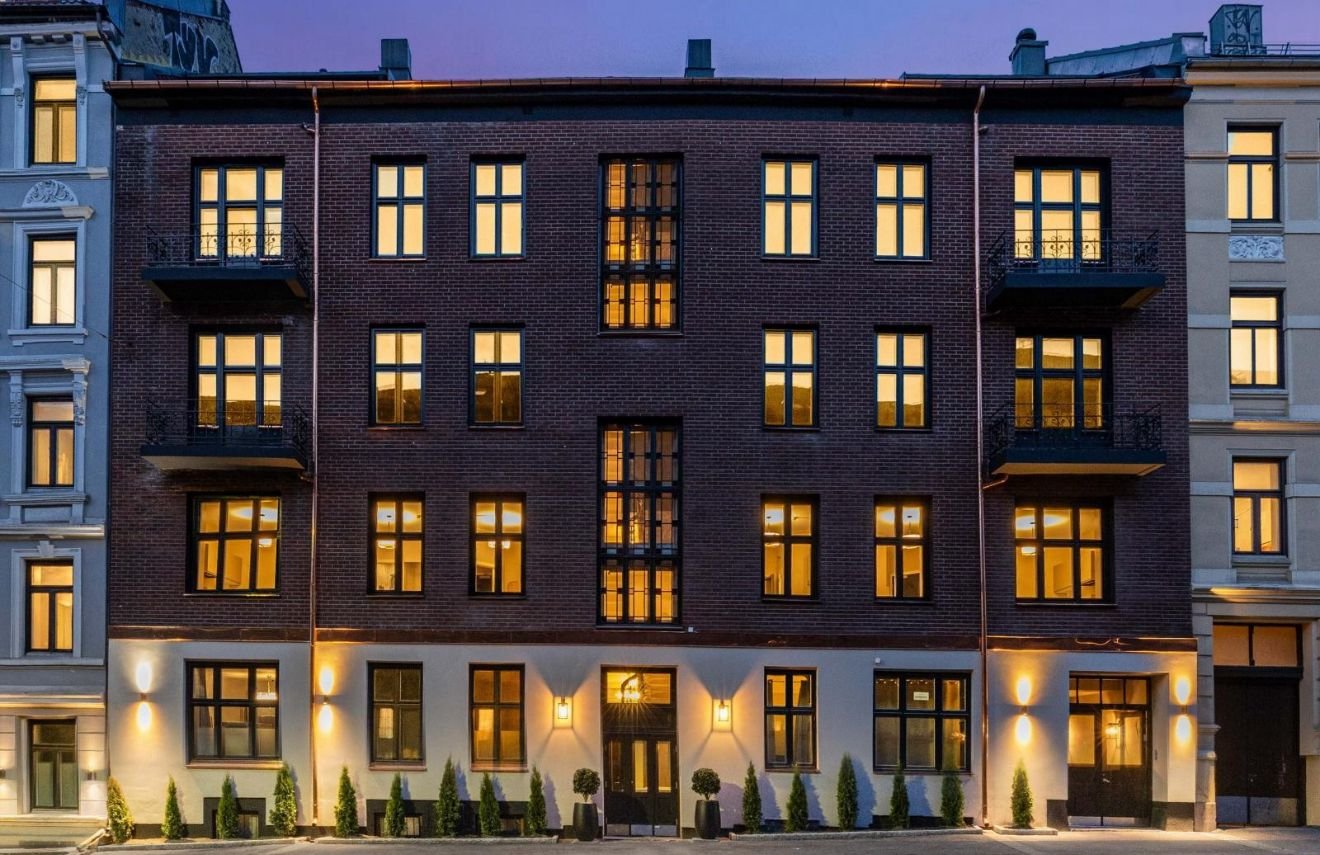 Waldemar Thranes Gate 57 Fasade natt